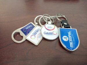 branded key holders