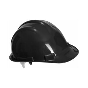 black branded safety helments