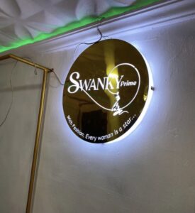 indoor lighting sign