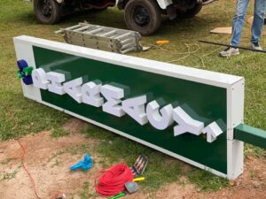 pharmacy stand alone signpost