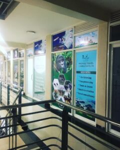 door branding for tour company in kampala